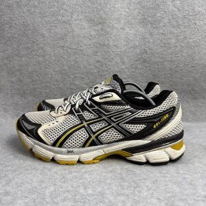 Asics Shoes Mens Size 8 Gel 1150 White Black Gold Comfort Running Sneakers T015N